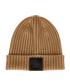 Givenchy Leather patch beanie, front view